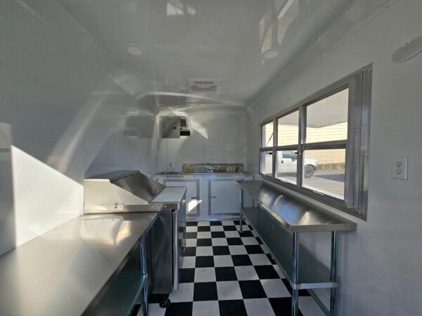 7' X 12' White Concession Trailer Food Event Catering - Image 15