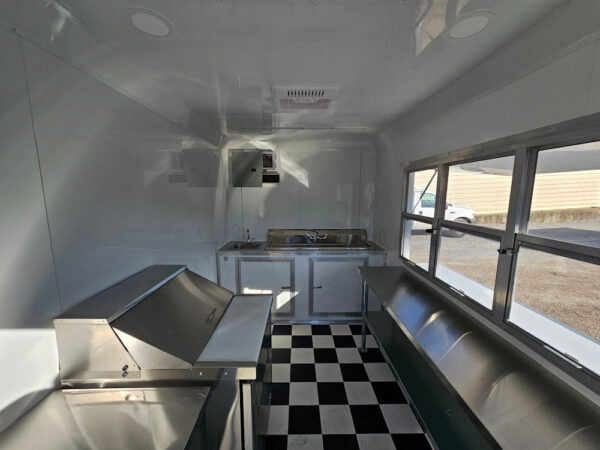 7' X 12' White Concession Trailer Food Event Catering - Image 16
