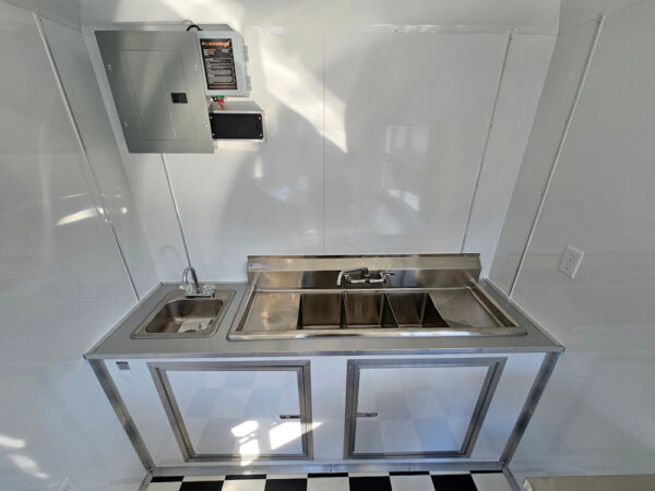 7' X 12' White Concession Trailer Food Event Catering - Image 18