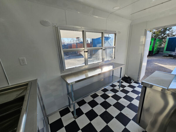 7' X 12' White Concession Trailer Food Event Catering - Image 19