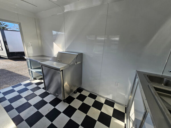7' X 12' White Concession Trailer Food Event Catering - Image 20