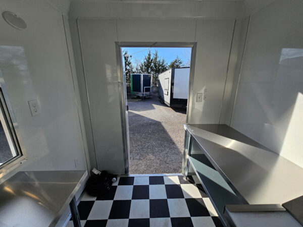 7' X 12' White Concession Trailer Food Event Catering - Image 22