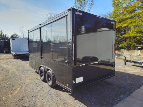 8.5' X 16' Black Merchandising & Marketing Event Trailer - Image 6