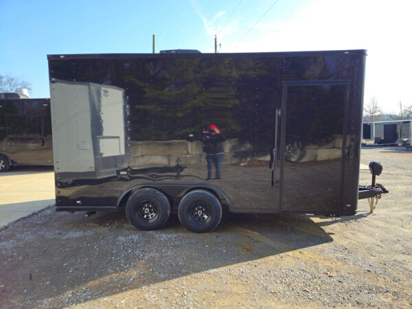 8.5' X 16' Black Merchandising & Marketing Event Trailer - Image 9