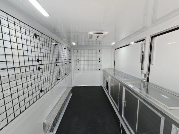 8.5' X 16' Black Merchandising & Marketing Event Trailer - Image 12