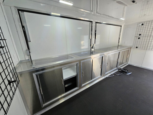 8.5' X 16' Black Merchandising & Marketing Event Trailer - Image 14