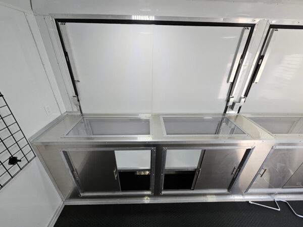 8.5' X 16' Black Merchandising & Marketing Event Trailer - Image 15