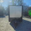 7' X 12' Silver Flat Front Custom Concession Trailer - Image 2