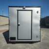 7' X 12' Silver Flat Front Custom Concession Trailer - Image 7