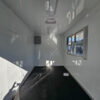 7' X 12' Silver Flat Front Custom Concession Trailer - Image 14