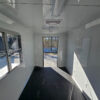 7' X 12' Silver Flat Front Custom Concession Trailer - Image 15