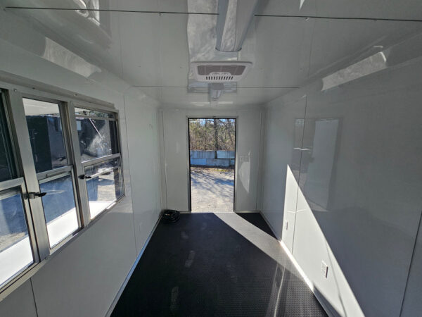 7' X 12' Silver Flat Front Custom Concession Trailer Food Event Catering - Image 15
