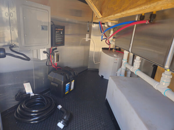 8.5' X 16' Black Concession Trailer Food Event Catering - Image 4
