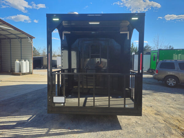 8.5' X 16' Black Concession Trailer Food Event Catering - Image 10