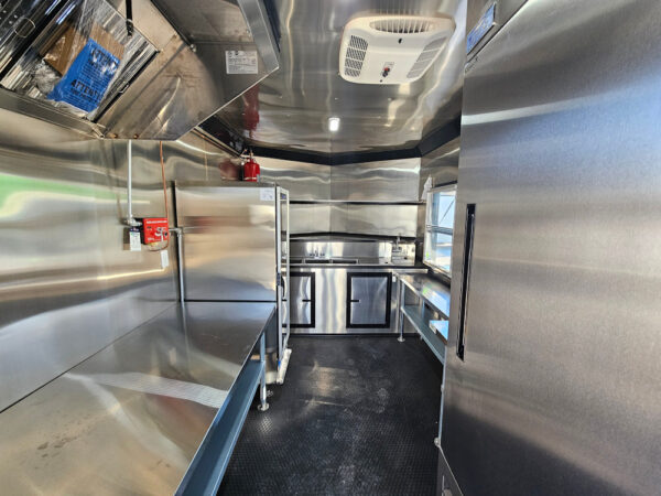 8.5' X 16' Black Concession Trailer Food Event Catering - Image 17