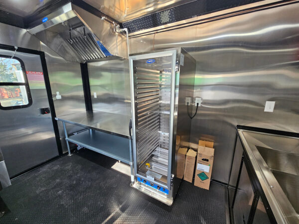 8.5' X 16' Black Concession Trailer Food Event Catering - Image 20