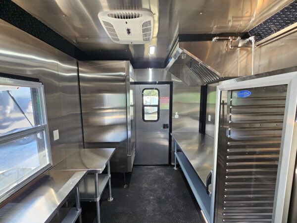 8.5' X 16' Black Concession Trailer Food Event Catering - Image 21