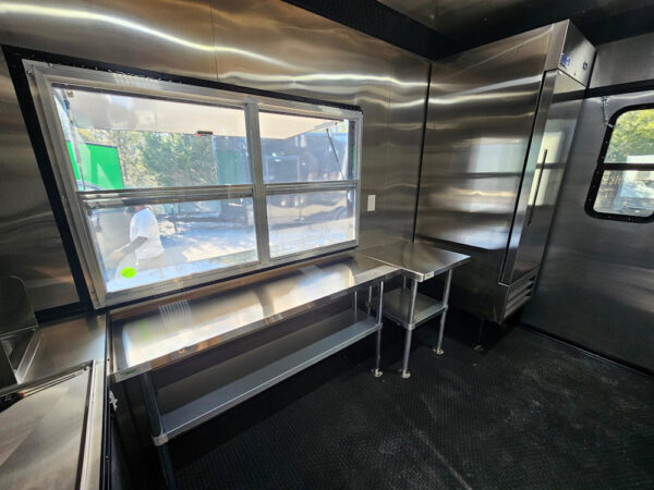 8.5' X 16' Black Concession Trailer Food Event Catering - Image 22