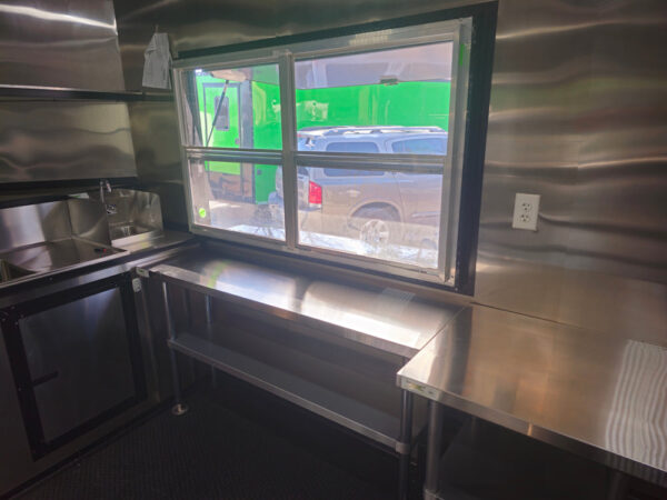 8.5' X 16' Black Concession Trailer Food Event Catering - Image 28