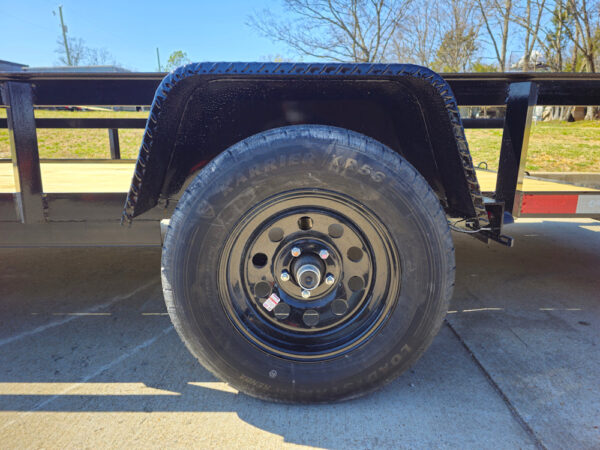 6'4" x 14 Utility Trailer Dovetail With Gate Powder Coated 3,500lb Axle - Image 17
