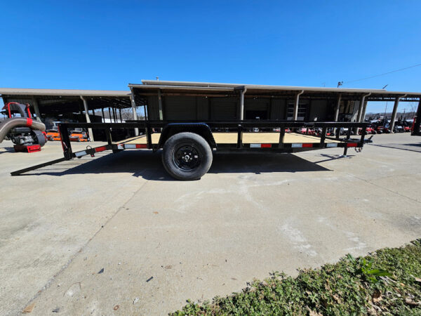 6'4" x 14 Utility Trailer Dovetail With Gate Powder Coated 3,500lb Axle - Image 5