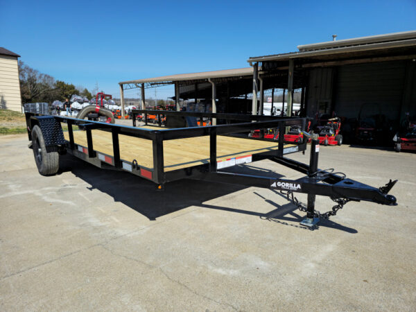 6'4" x 14 Utility Trailer Dovetail With Gate Powder Coated 3,500lb Axle - Image 7