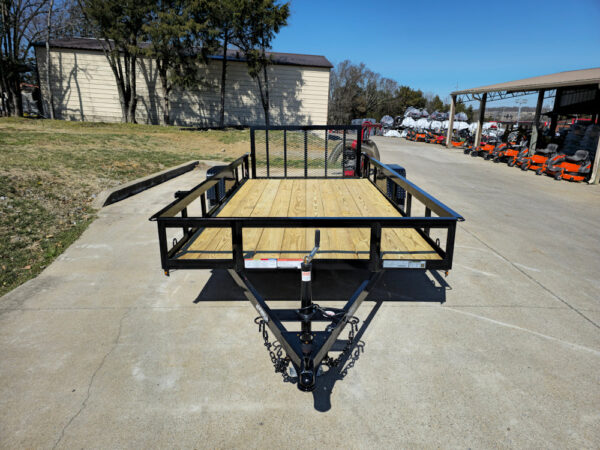 6'4" x 14 Utility Trailer Dovetail With Gate Powder Coated 3,500lb Axle - Image 8