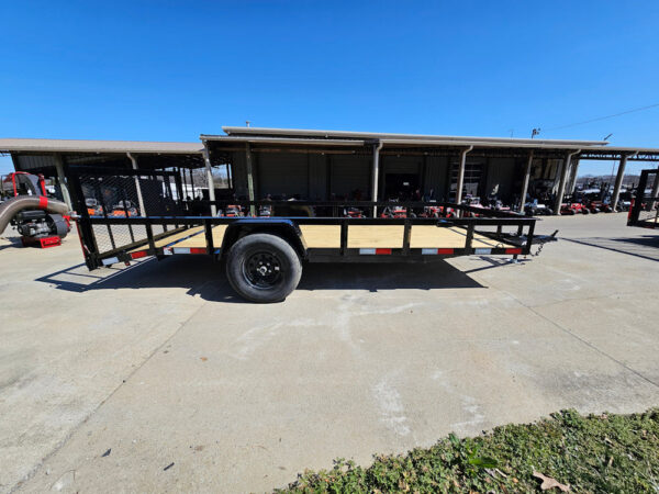 6'4" x 14 Utility Trailer Dovetail With Gate Powder Coated 3,500lb Axle - Image 14