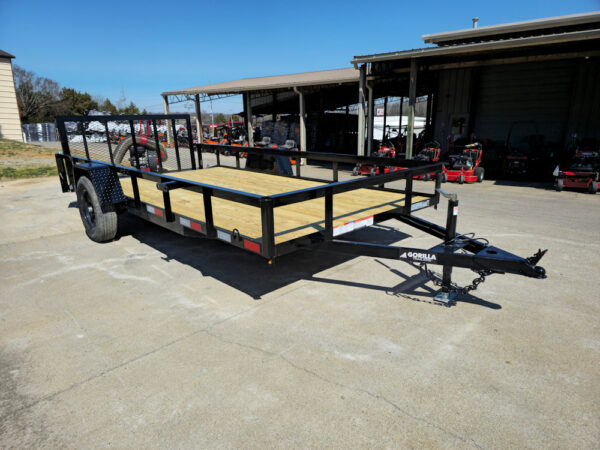 6'4" x 14 Utility Trailer Dovetail With Gate Powder Coated 3,500lb Axle - Image 19
