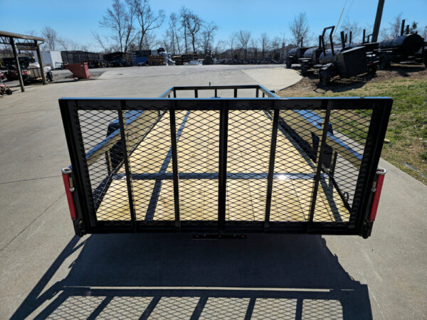 6'4" x 16 Utility Trailer Double Axle Dovetail With Gate Powder Coated (2) 3500lb Axles - Image 16