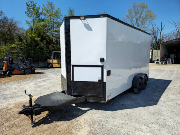 7' X 16' White Concession Trailer Food Event Catering - Image 3