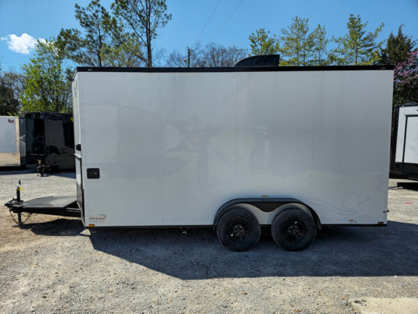 7' X 16' White Concession Trailer Food Event Catering - Image 8