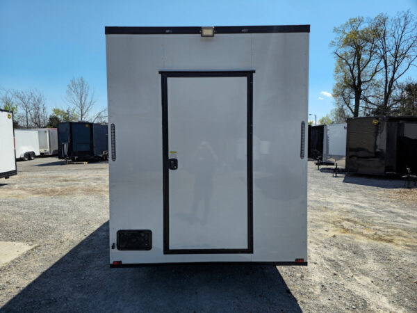 7' X 16' White Concession Trailer Food Event Catering - Image 11
