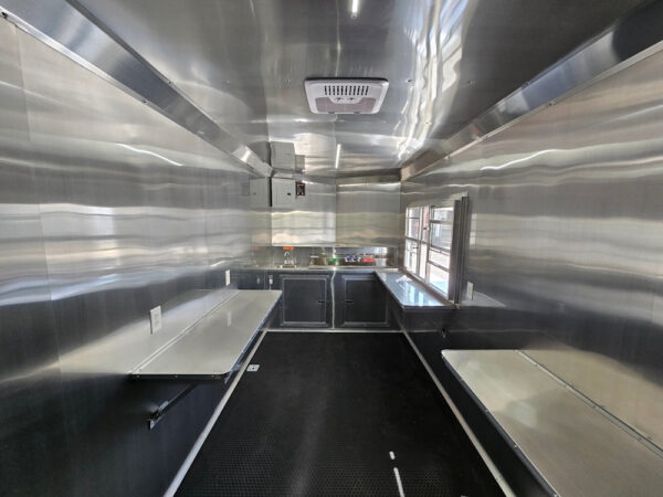 7' X 16' White Concession Trailer Food Event Catering - Image 18