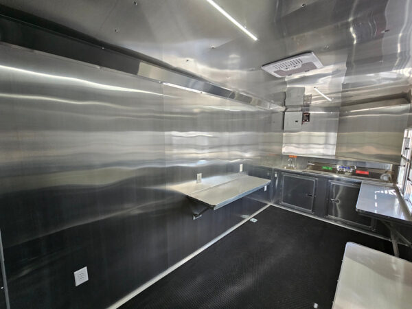 7' X 16' White Concession Trailer Food Event Catering - Image 19