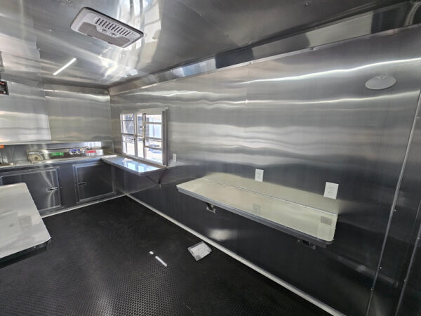 7' X 16' White Concession Trailer Food Event Catering - Image 20