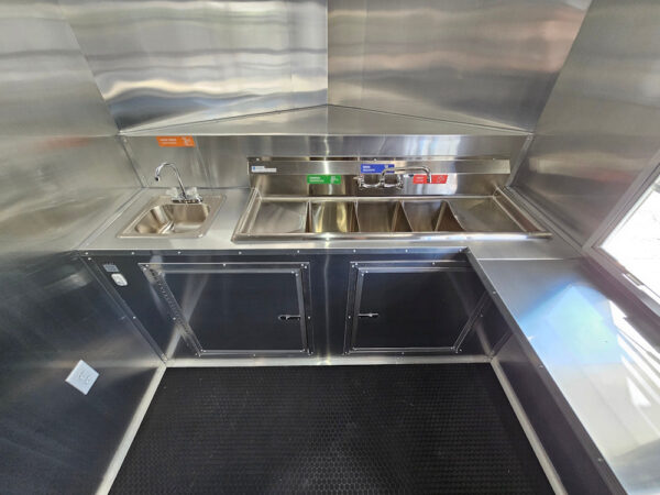 7' X 16' White Concession Trailer Food Event Catering - Image 23