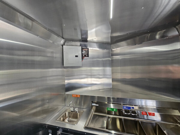 7' X 16' White Concession Trailer Food Event Catering - Image 24