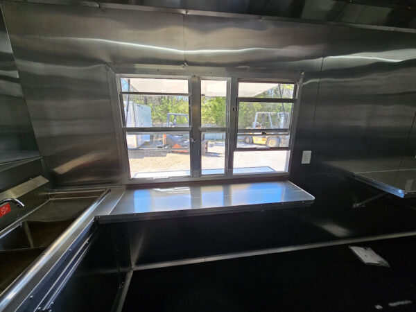 7' X 16' White Concession Trailer Food Event Catering - Image 25