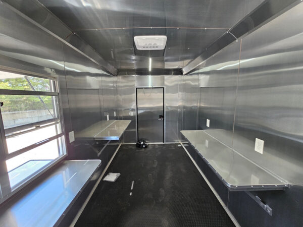 7' X 16' White Concession Trailer Food Event Catering - Image 26