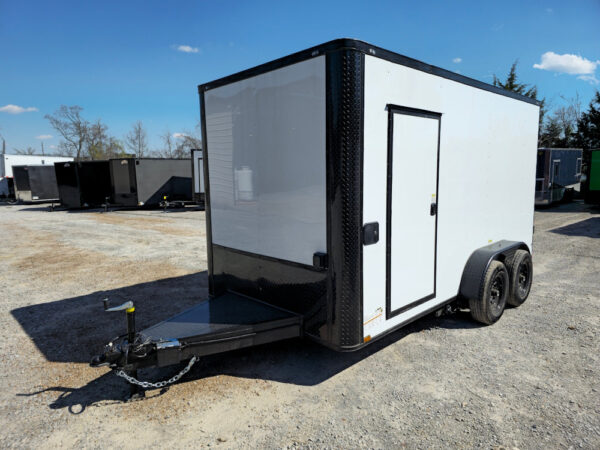7' X 14' White W/ Blackout Concession Trailer Event Catering - Image 3