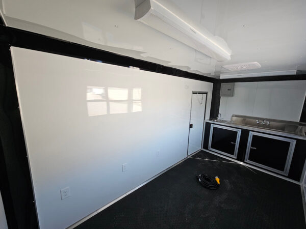 7' X 14' White W/ Blackout Concession Trailer Event Catering - Image 15