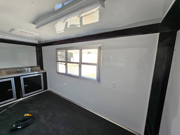 7' X 14' White W/ Blackout Concession Trailer Event Catering - Image 16