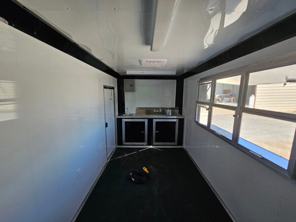 7' X 14' White W/ Blackout Concession Trailer Event Catering - Image 17