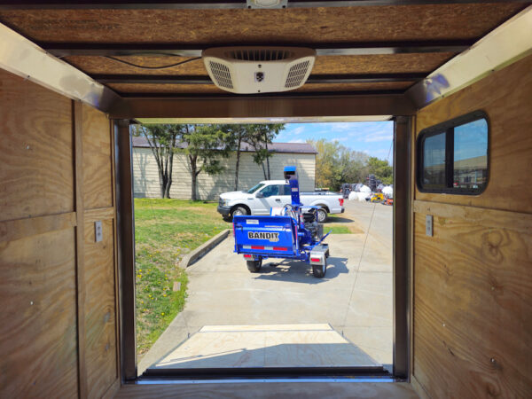 7x14 Charcoal V-Nose Enclosed Trailer (2) 3,500lb Axles Windows Elect & Blkout Pkg - Image 21