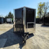 8.5 x 24 Black Concession Trailer Food Event Catering - Image 2