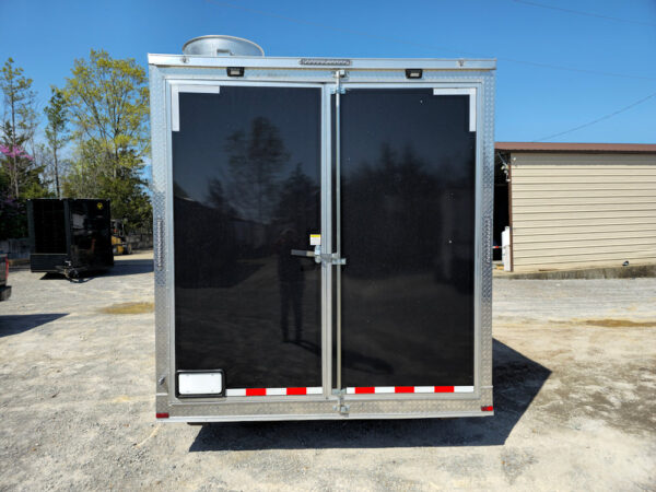 8.5 x 24 Black Concession Trailer Food Event Catering - Image 10