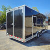 8.5 x 24 Black Concession Trailer Food Event Catering - Image 11
