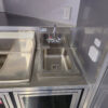 8.5 x 24 Black Concession Trailer Food Event Catering - Image 23