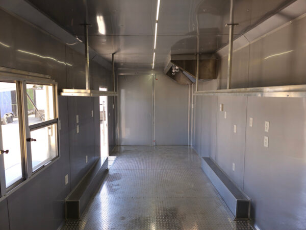 8.5 x 24 Black Concession Trailer Food Event Catering - Image 25